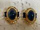 A pair of vintage christian dior bijoux clip on earrings