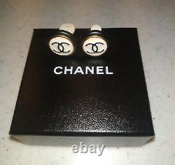 Authentic Vintage Chanel clip-on earrings 1996