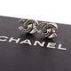 CHANEL CC Logos Used Earrings Clip-On Silver 99A France Vintage #AH356 Y