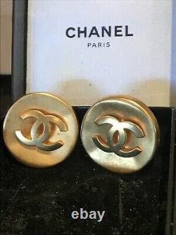 Chanel Earrings byzantine collection limited edition 1998 Clip-on Rare Vintage