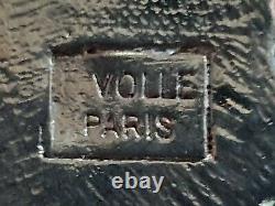 F. VOLLE PARIS boucles d'oreilles vintage 1980s résine/clip