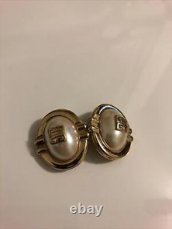 Givenchy Earrings Clip On Vintage Paris New York Runway