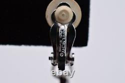 Givenchy Vintage Clip Earrings Logo Block Letter Hoops Circles Signed Hoop BinAG