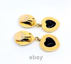 Gorgeous Vintage Signed Bjioux Cascio Clip-on Earrings ITALY