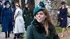 Queen Camilla Princesses Beatrice U0026 Eugenie And Lady Louise Windsor Christmas Day 2022 Fashion