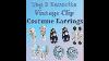 Top 5 Vintage Clip Earrings Dior Vendome Schreiner U0026 More Costume Vintage Earrings