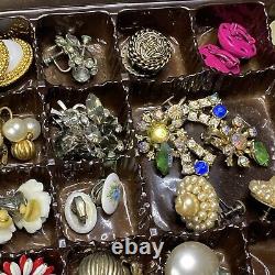 VIntage Earrings Clip On Screw On Lot Very Old Collection