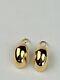 Vintage 14k Yellow Gold Clip-On Cuff Earrings
