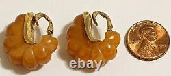 Vintage 1976 Givenchy Clip On Earrings Signed Givenchy Paris New York 1976