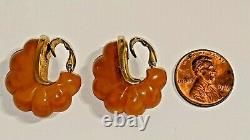 Vintage 1976 Givenchy Clip On Earrings Signed Givenchy Paris New York 1976