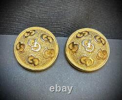 Vintage Christian Dior Clip On Earrings