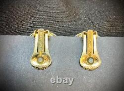 Vintage Christian Dior Clip On Earrings