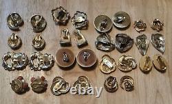 Vintage Clip On Earrings Lot (LCi, Avon, DON-LIN, Tifari, Etc.) 15 Pairs Total