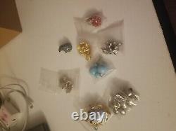 Vintage Clip-on Earring Lot Assorted Types & Materials Fashion Jewelry Lot