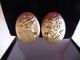 Vintage Estate 14K Yellow Gold Cameo Clip-On Earrings