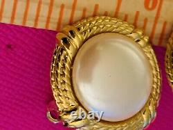 Vintage Givenchy Faux Pearl Clip, Very Classy