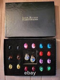 Vintage Joan Rivers Classic Collection Interchangeable Clip On Earrings Set Mint