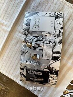 Vintage LUNCH AT THE RITZ Toast the New Year Clip-On Earrings New on Menu Card