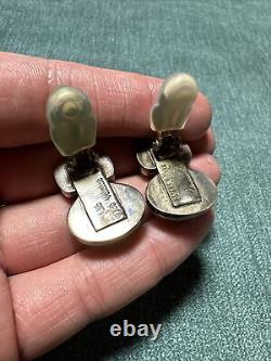 Vintage Rebecca Collins Clip Earrings