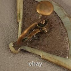 Vintage Toshikane Cloisonne Clip On Earrings