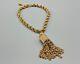 Vintage Trifari Gold Tone Necklace, Bracelet and Clip-on Earrings