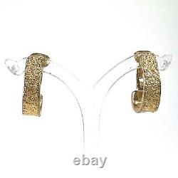 Vtg CROWN TRIFARI Goldtone Pin Brooch + 5 White Black Enamel Pearl Clip Earrings